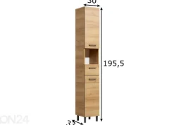 Korkea kylpyhuoneen kaappi 919