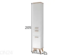Korkea kylpyhuoneen kaappi 923