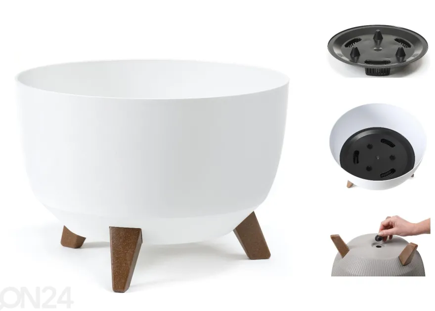 Kukkaruukku jaloilla Roma Legs Ø 29 cm
