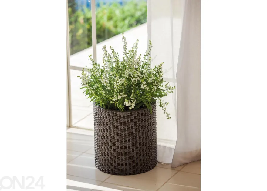 Kukkaruukku Keter Cylinder S, ruskea