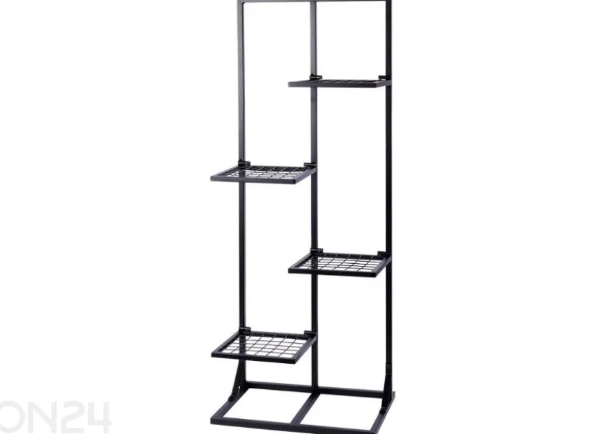 Kukkateline, 4 tasoa, musta