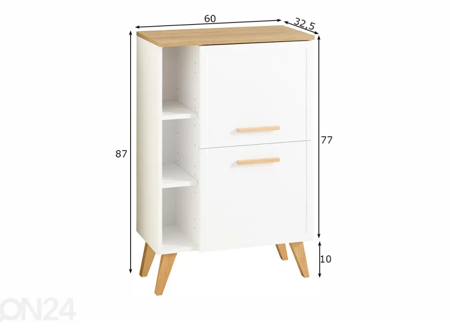 Kylpyhuoneen alakaappi 383
