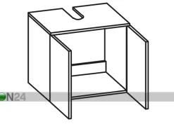 Kylpyhuoneen allaskaappi 359
