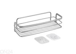 Kylpyhuoneen hylly Origin Luxy Ufix 1x, 26x10x6 cm, kromi