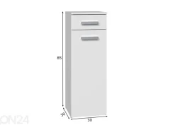 Kylpyhuoneen kaappi 30 cm