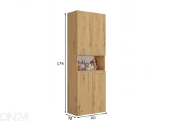 Kylpyhuoneen kaappi 60 cm