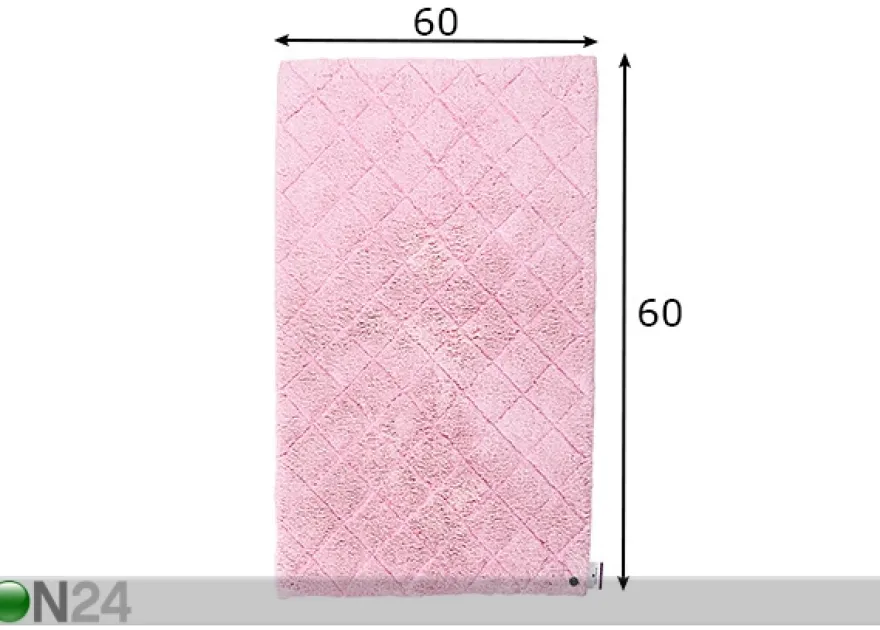 Kylpyhuoneen matto Cotton Pattern 60x60 cm