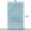 Kylpyhuoneen matto Cotton Stripe 70x120 cm