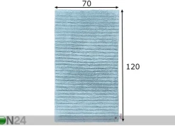 Kylpyhuoneen matto Cotton Stripe 70x120 cm