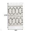 Kylpyhuoneen matto Ethno Bath Zigzag 60x100 cm