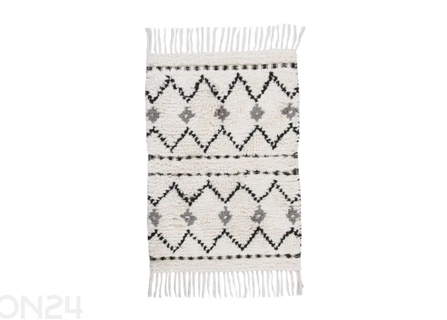 Kylpyhuoneen matto Ethno Bath Zigzag 60x100 cm