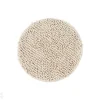 Kylpyhuoneen matto Fluffy Ivory Ø55 cm