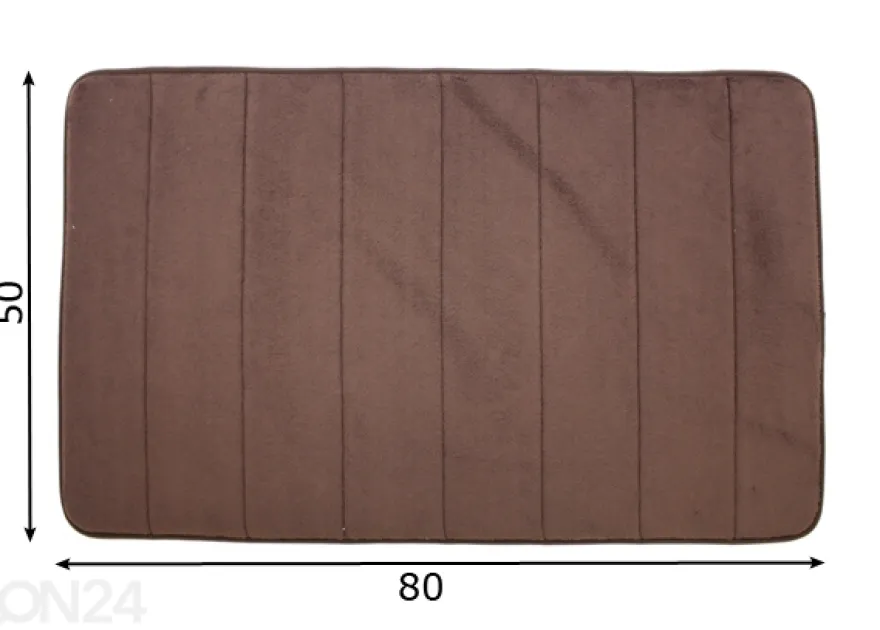 Kylpyhuoneen matto HARMA Memory foam 50x80 cm