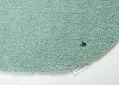 Kylpyhuoneen matto om Tailor Cozy Bath Uni Pebble 60x100 cm, mintunvihreä