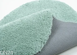Kylpyhuoneen matto om Tailor Cozy Bath Uni Pebble 60x100 cm, mintunvihreä