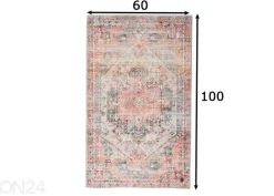 Kylpyhuoneen matto Tom Tailor Oriental Bath 60x100 cm, kirjava