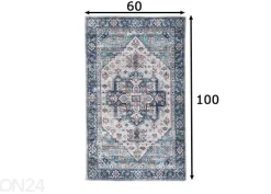 Kylpyhuoneen matto Tom Tailor Oriental Bath 60x100 cm, turkoosi