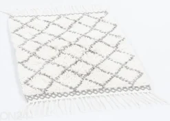 Kylpyhuoneen matto Tom Tailor Ethno Bath Ben 60x100 cm, valkoinen/kirjava