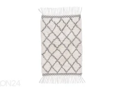 Kylpyhuoneen matto Tom Tailor Ethno Bath Ben 60x100 cm, valkoinen/kirjava
