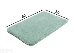 Kylpyhuoneen matto Tom Tailor Cozy Bath Uni 50x60 cm, mintunvihreä