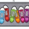 Kynnysmatto Bunte Turnschuhe 50x75 cm
