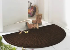 Kynnysmatto Dune Halfmoon dark brown 85x55 cm