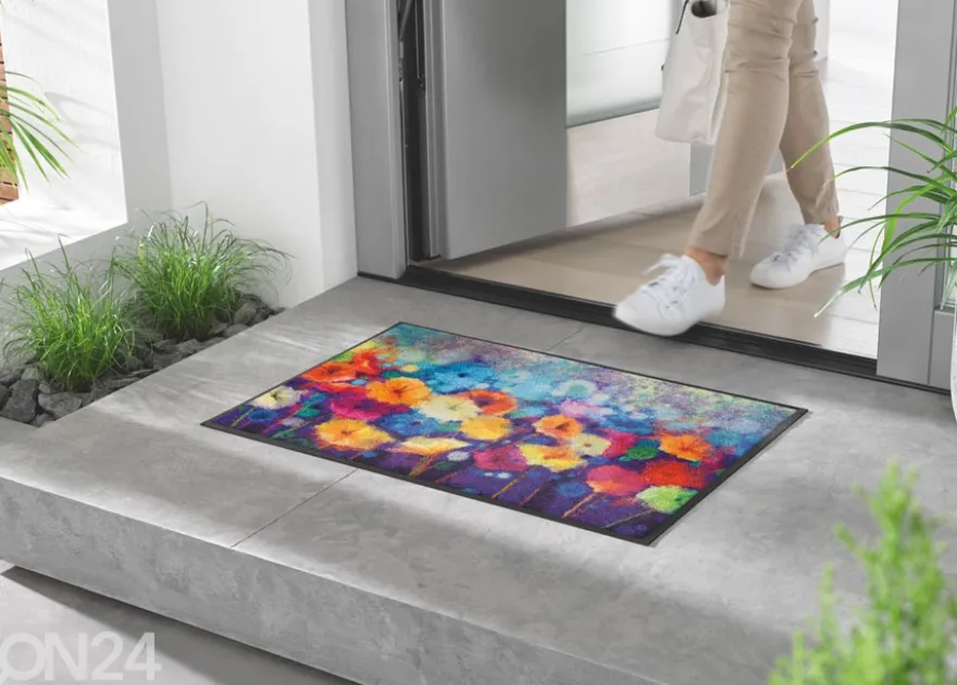 Kynnysmatto Flowerlover 50x75 cm