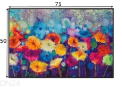 Kynnysmatto Flowerlover 50x75 cm