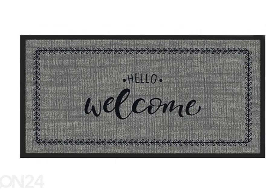 Kynnysmatto Hello Welcome 40x80 cm