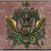 Kynnysmatto Lotus Blossom, 50x75 cm