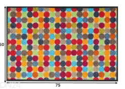 Kynnysmatto Mikado Dots 50x75 cm