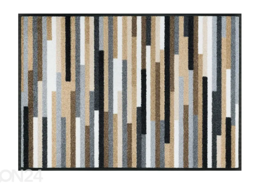 Kynnysmatto Mikado Stripes nature 60x85 cm