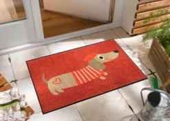 Kynnysmatto Monsieur Chien, 50x75 cm