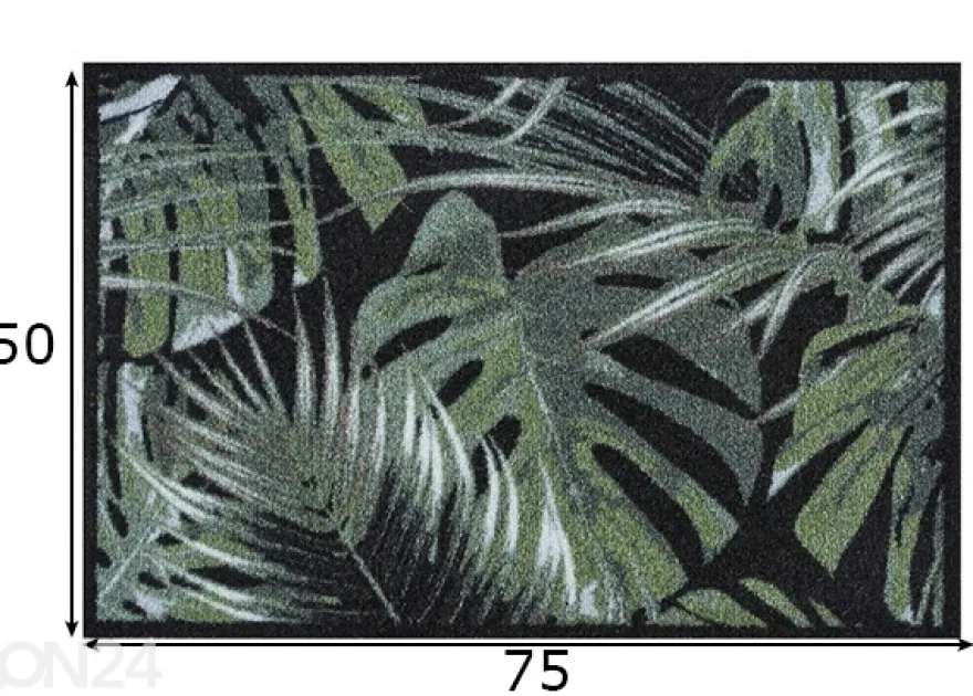 Kynnysmatto Palm Leaves 50x75 cm