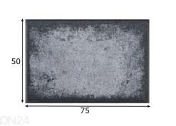 Kynnysmatto Shades of Grey 50x75 cm