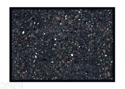 Kynnysmatto Terrazzo Black 67x100 cm