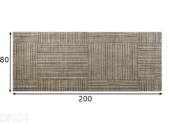 Käytävämatto Canvas 80x200 cm