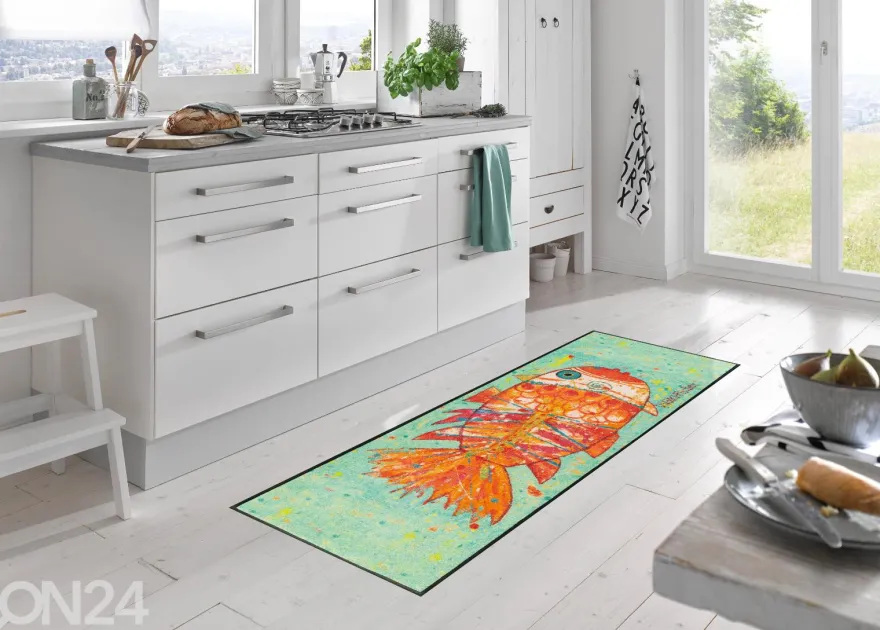 Käytävämatto Funky Fish 60x180 cm