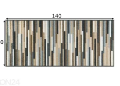 Käytävämatto Mikado Stripes nature 60x140 cm