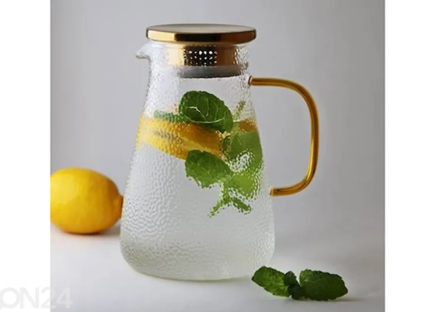 Lasikannu kannella Golden 1,3 L