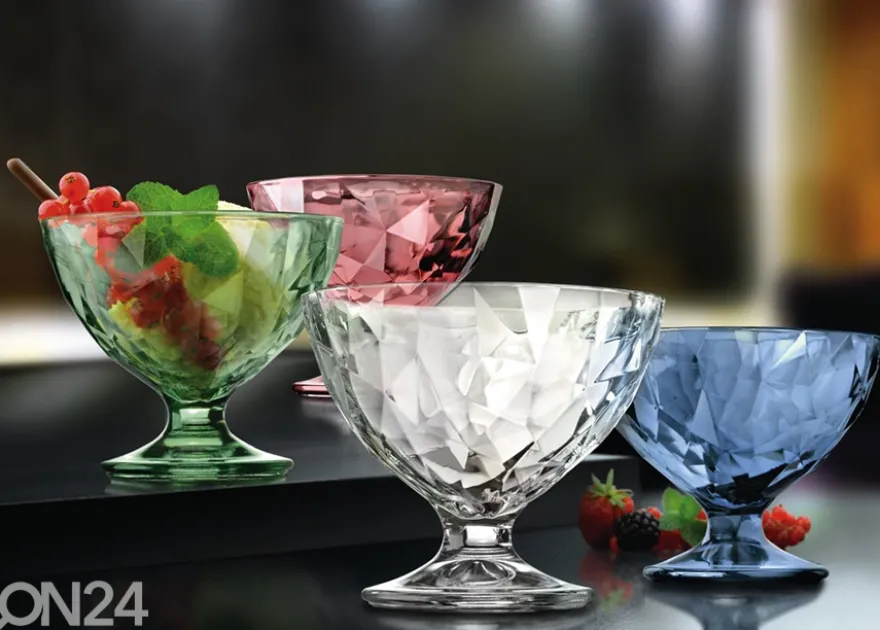 Lasikulho Diamond 360 ml Ø13cm, 3 kpl