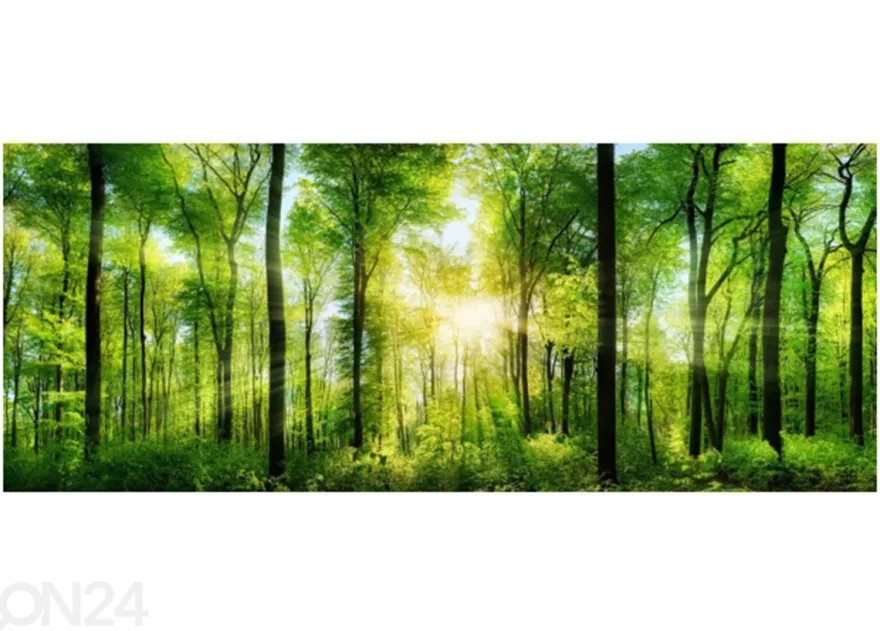 Lasikuva Forest 125x50 cm