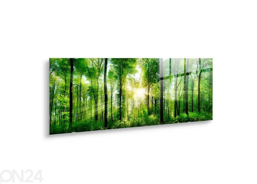 Lasikuva Forest 125x50 cm