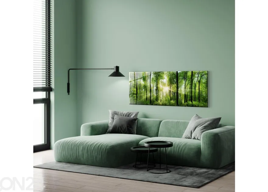 Lasikuva Forest 125x50 cm