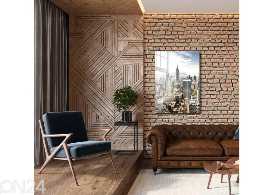 Lasikuva Manhattan 50x70 cm