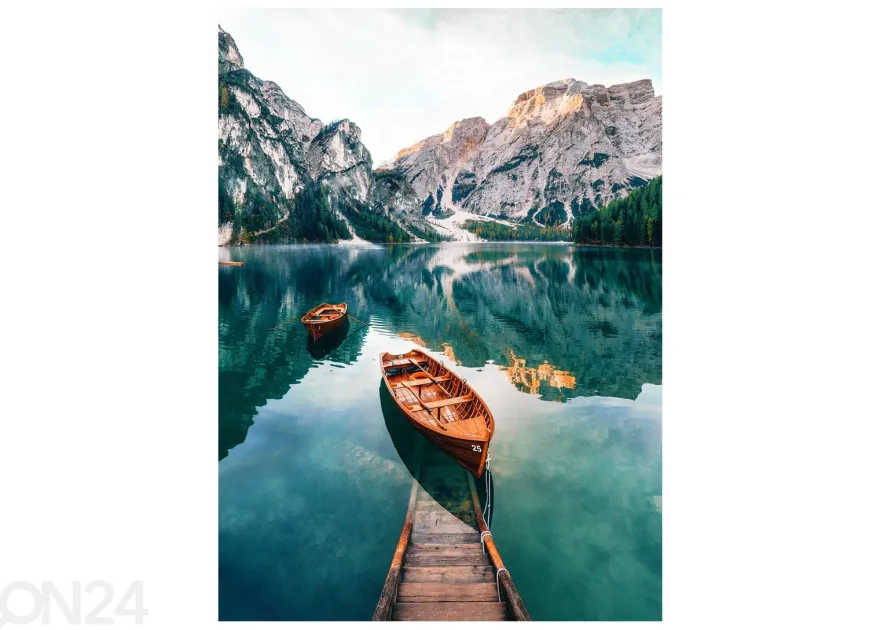 Lasikuva Tyrol Boat 50x70 cm