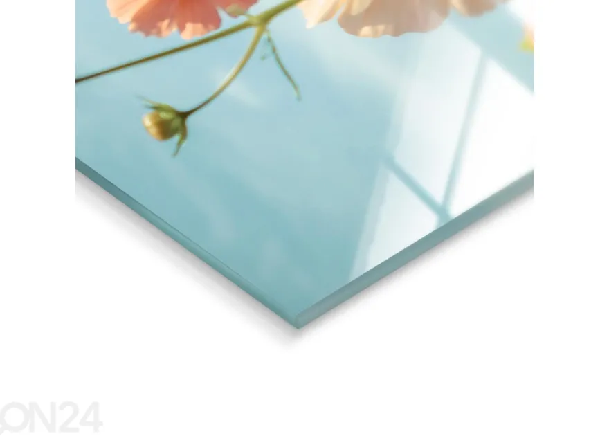 Lasikuva Yellow Meadow 125x50 cm