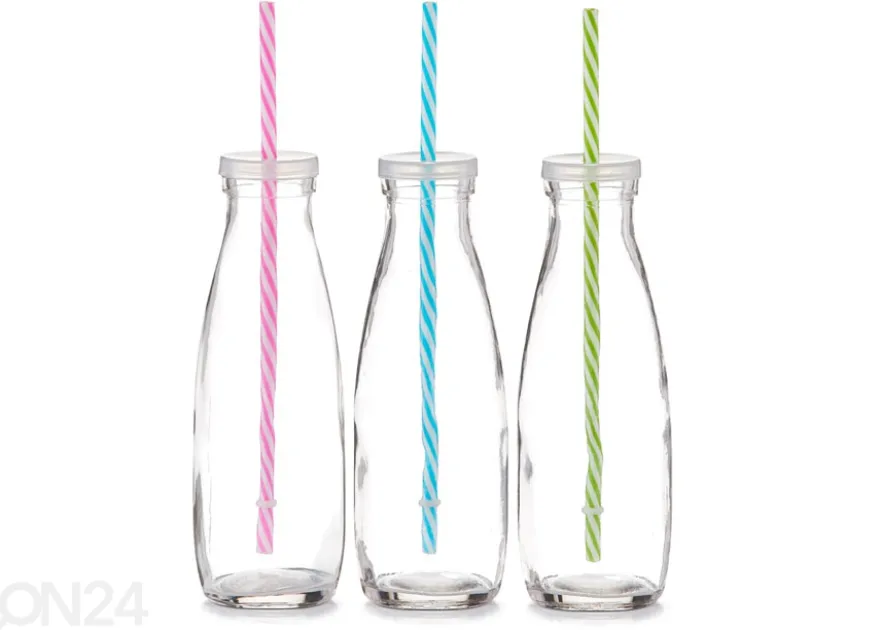 Lasipullo+pilli 475ml