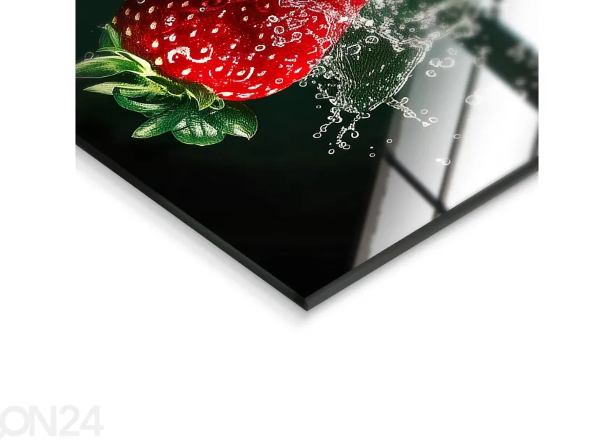 Lasitaulu Strawberries 30x30 cm