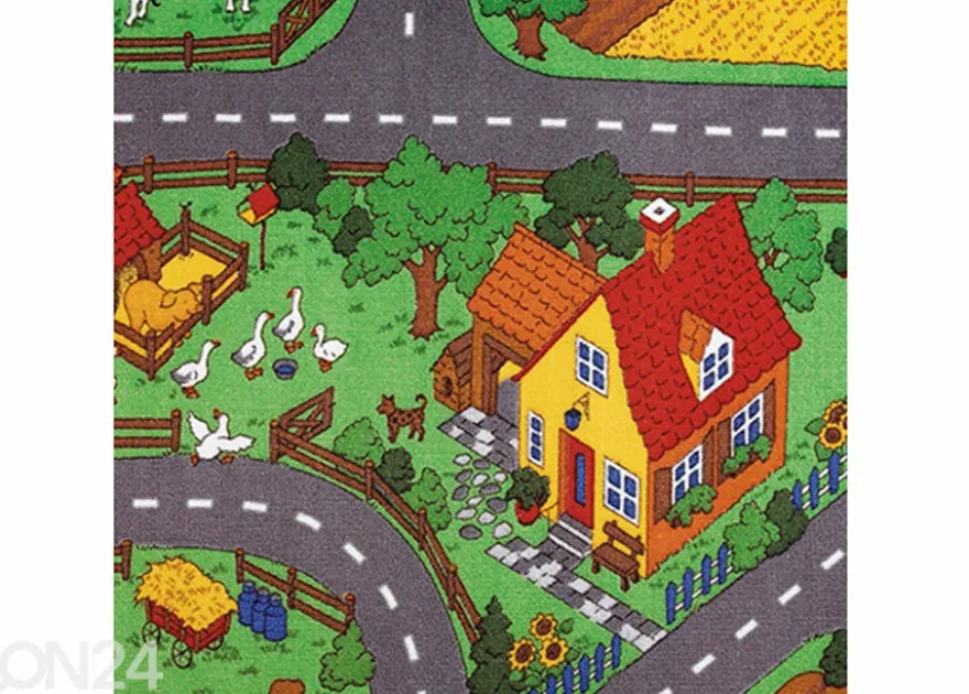 Lastenhuoneen matto MAATILA 133x133 cm